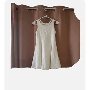 Disorderly kids formal dress white sz 14